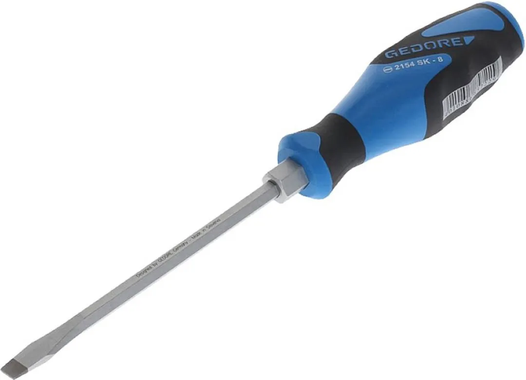 Gedore 2154SK 8 3-C Sleufschroevendraaier 150mm - Zeskantschacht - afbeelding 6 van 6