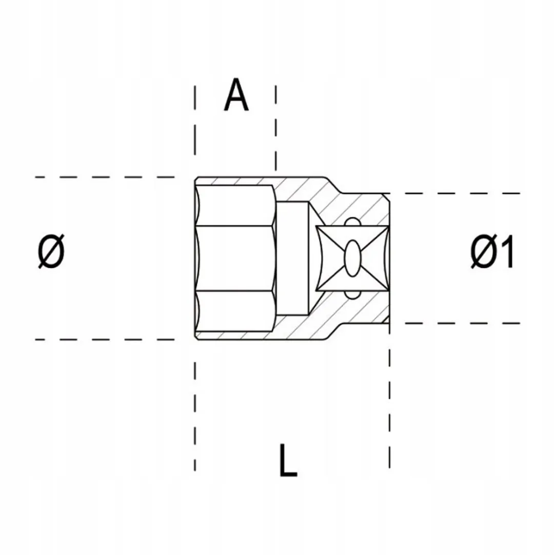 Beta Dopslagsleutel 3/8" 20mm 12-kant - 910B/20