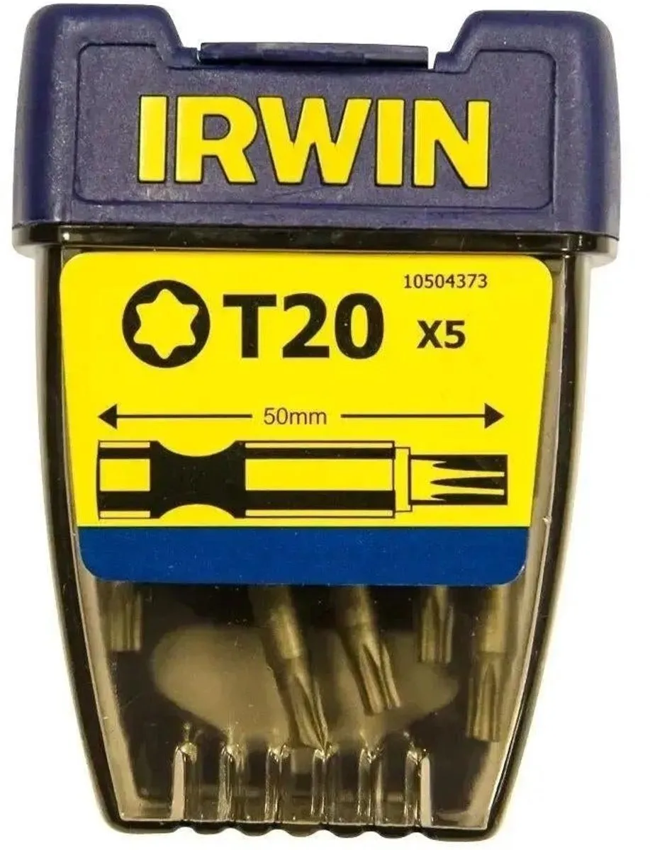 Irwin Torx T20 Schroefbits 1/4” 50mm