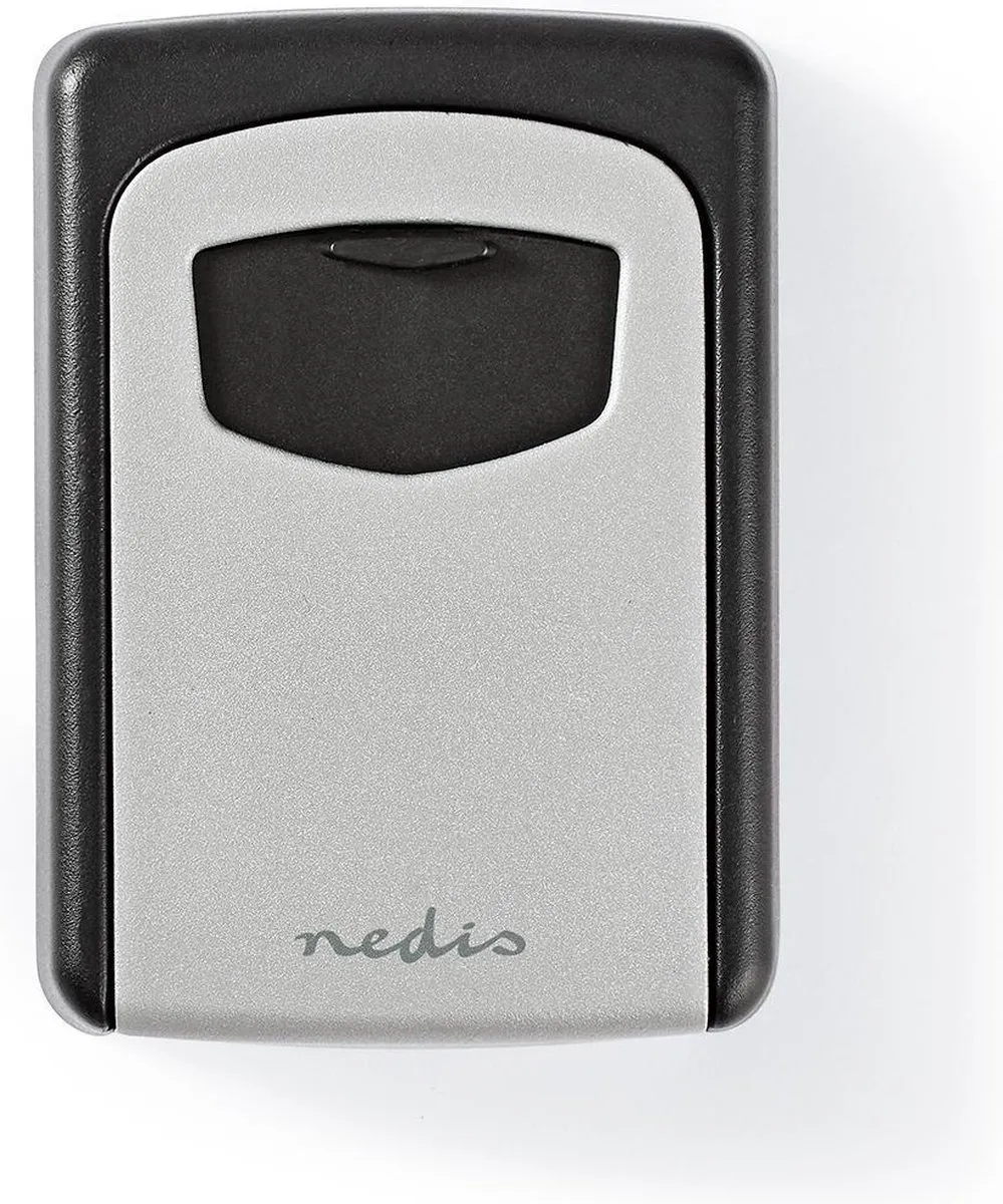 Nedis Sleutelkluis KEYCC01GY - Combinatieslot - Grijs/Zwart