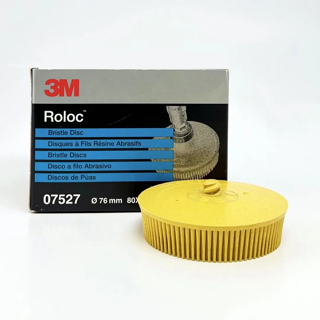 3M Scotch-Brite Bristle Schijf P80 Geel - 5 Stuks