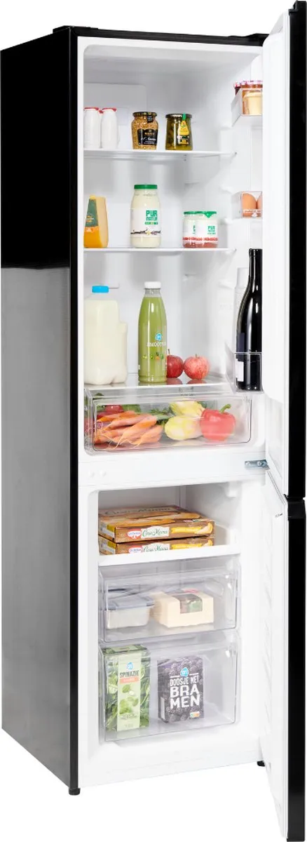 Salora COOLFREEZE180BL Koelvriescombinatie - 253L - No Frost - Zwart