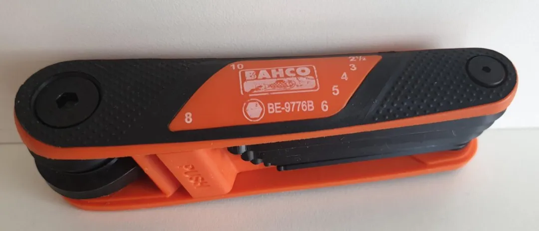 Bahco BE-9776B Haakse Stiftsleutelset 7-delig