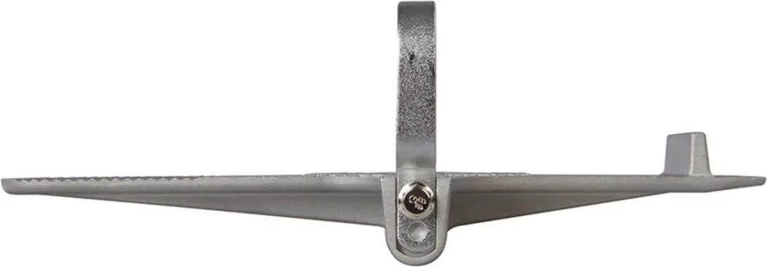 Silverline Deur- en Gipsplaatvoet Aluminium 30cm
