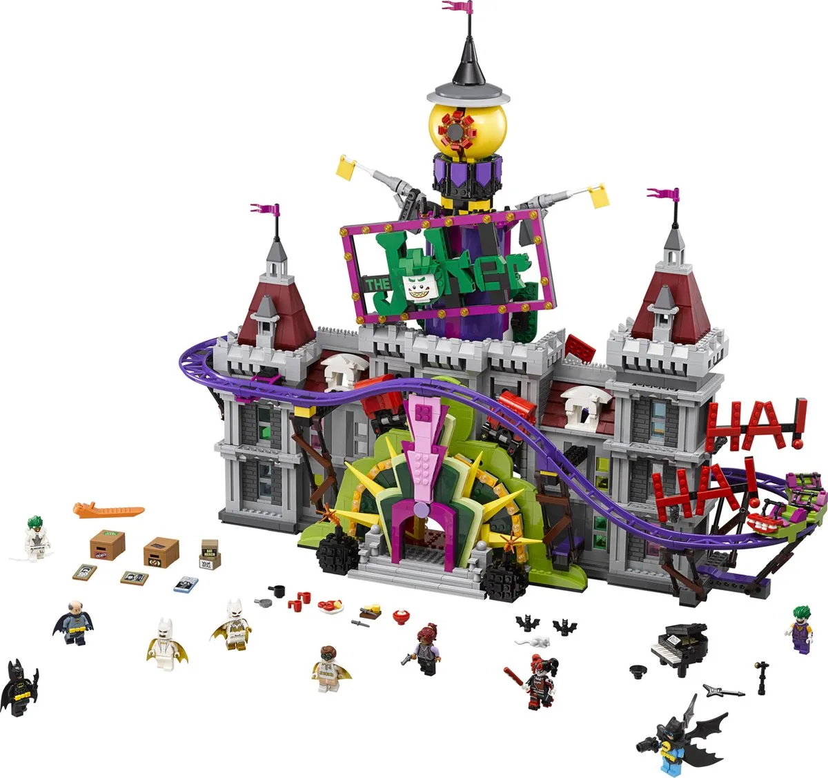 LEGO Batman Movie The Joker Landhuis 70922 - 3444 Stenen - 10 Minifiguren