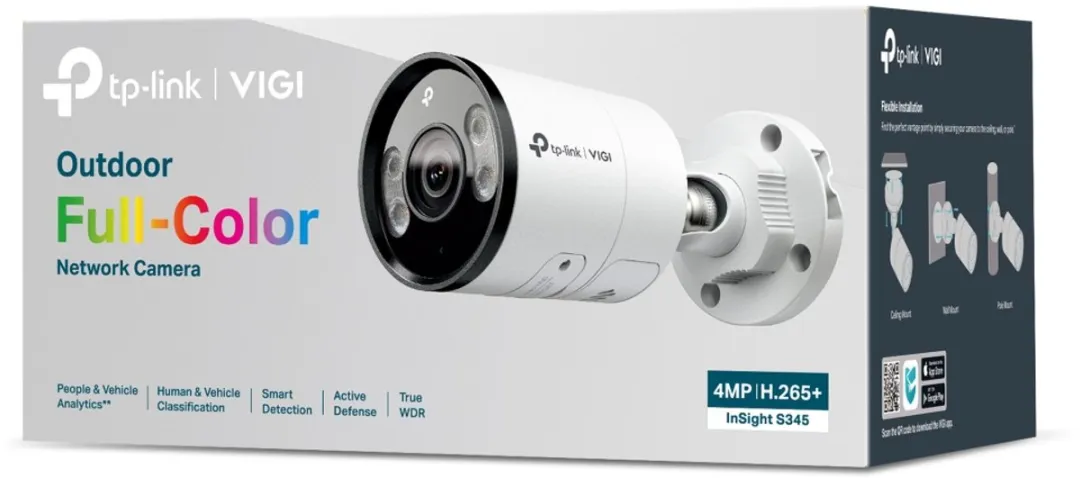 TP-Link INSIGHT S345(2.8MM) Beveiligingscamera - 2.8mm Lens - Wit