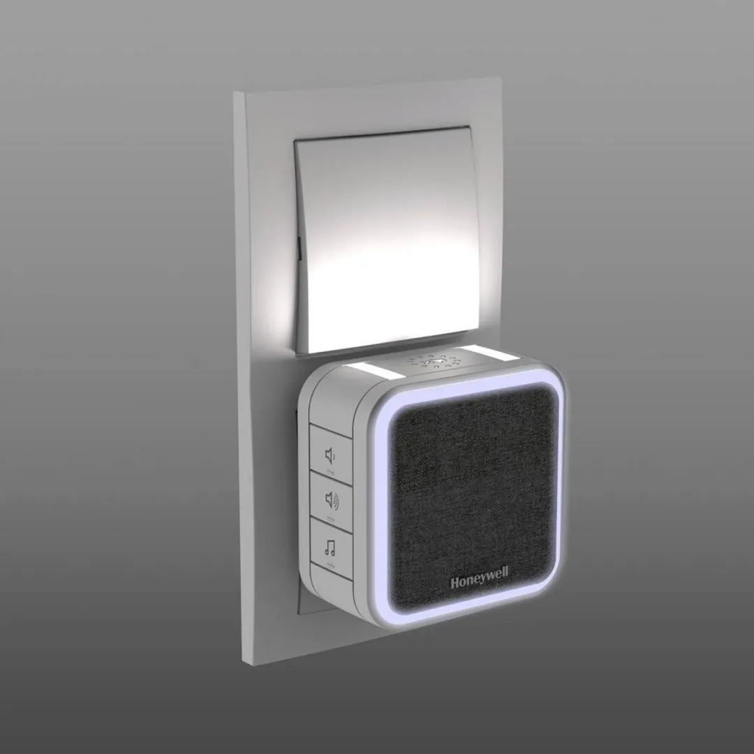 Honeywell DC515SP2 Draadloze Deurbel - 6 Melodieën - Wit