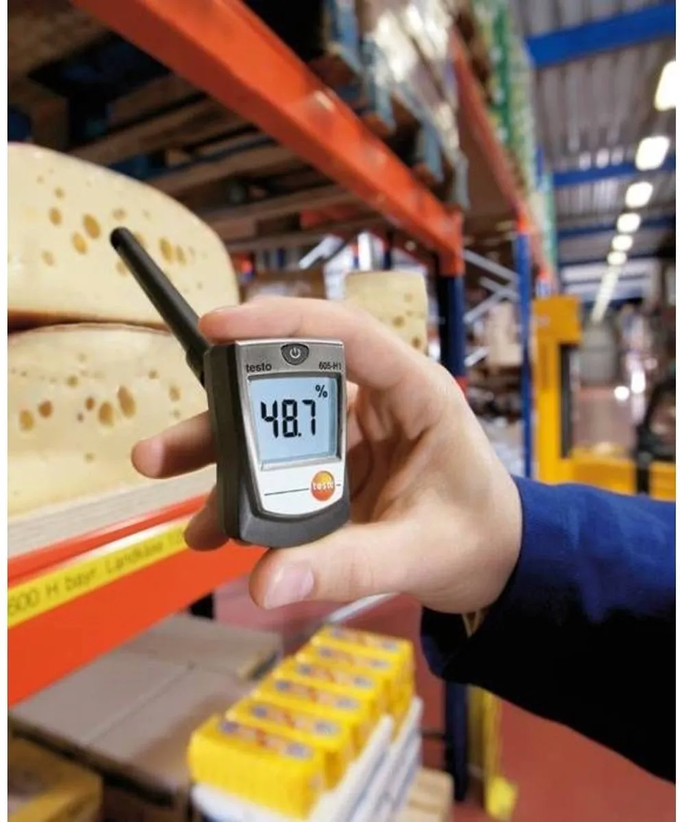 Testo RV/Temperatuur 605 Ruimte-opnemer - 100% RV