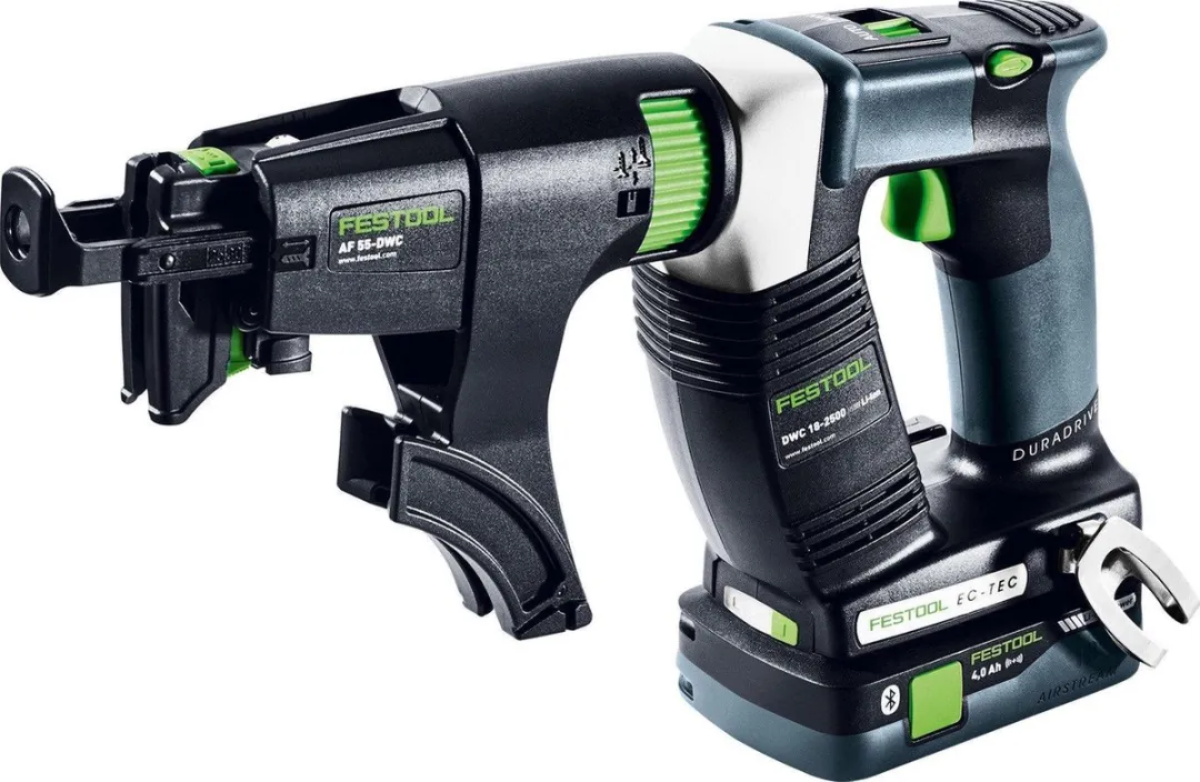 Festool DURADRIVE DWC 18-2500 HPC4,0 I-Plus Bandschroefmachine - 2x4,0Ah - 18Nm - 55mm