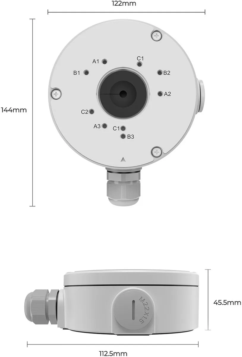 Reolink B10 Lasdoos - Wit