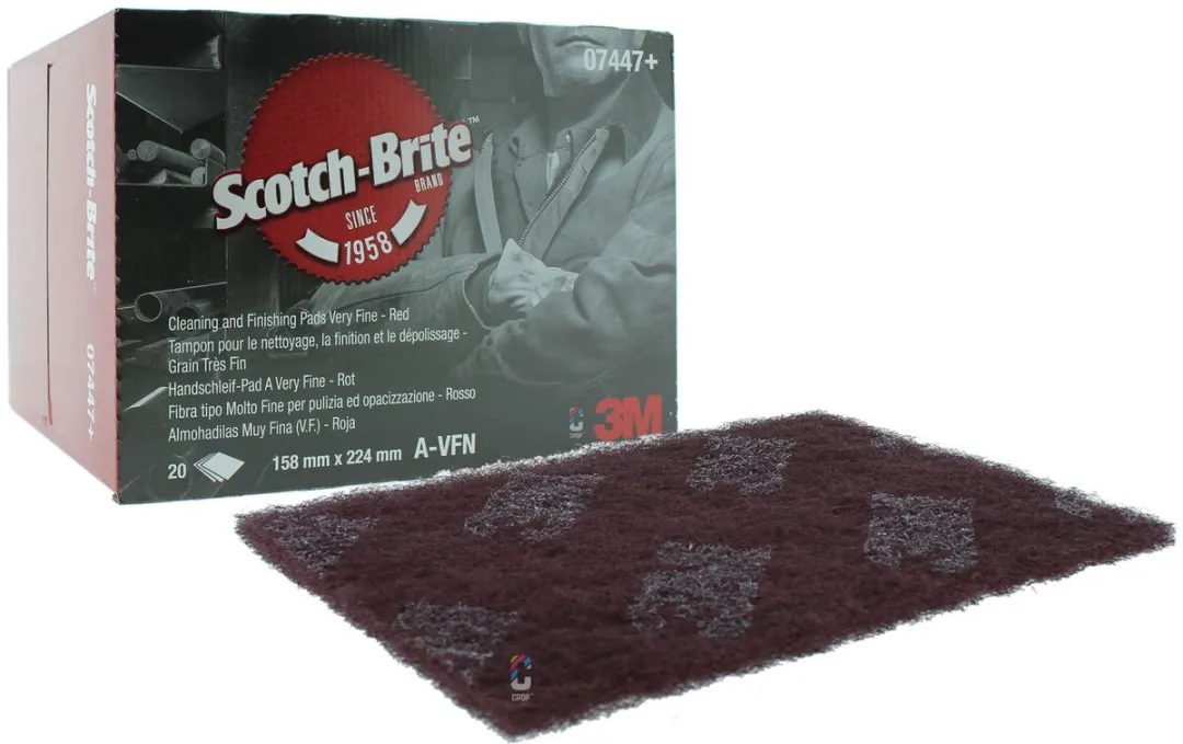 3M Scotch-Brite Rood Schuurpad - Middel Grof - 20 Stuks