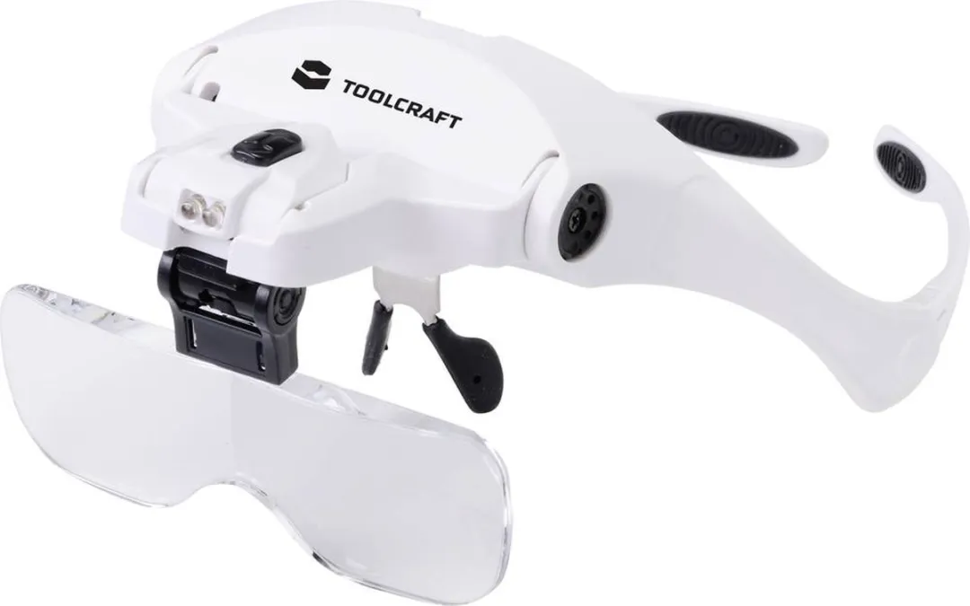 TOOLCRAFT Loepbril met LED-verlichting