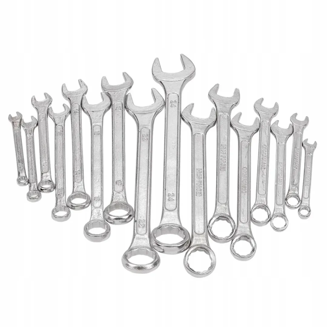 Forsage Ringsleutelset 16-delig 6-24mm - Chroom-Vanadiumstaal