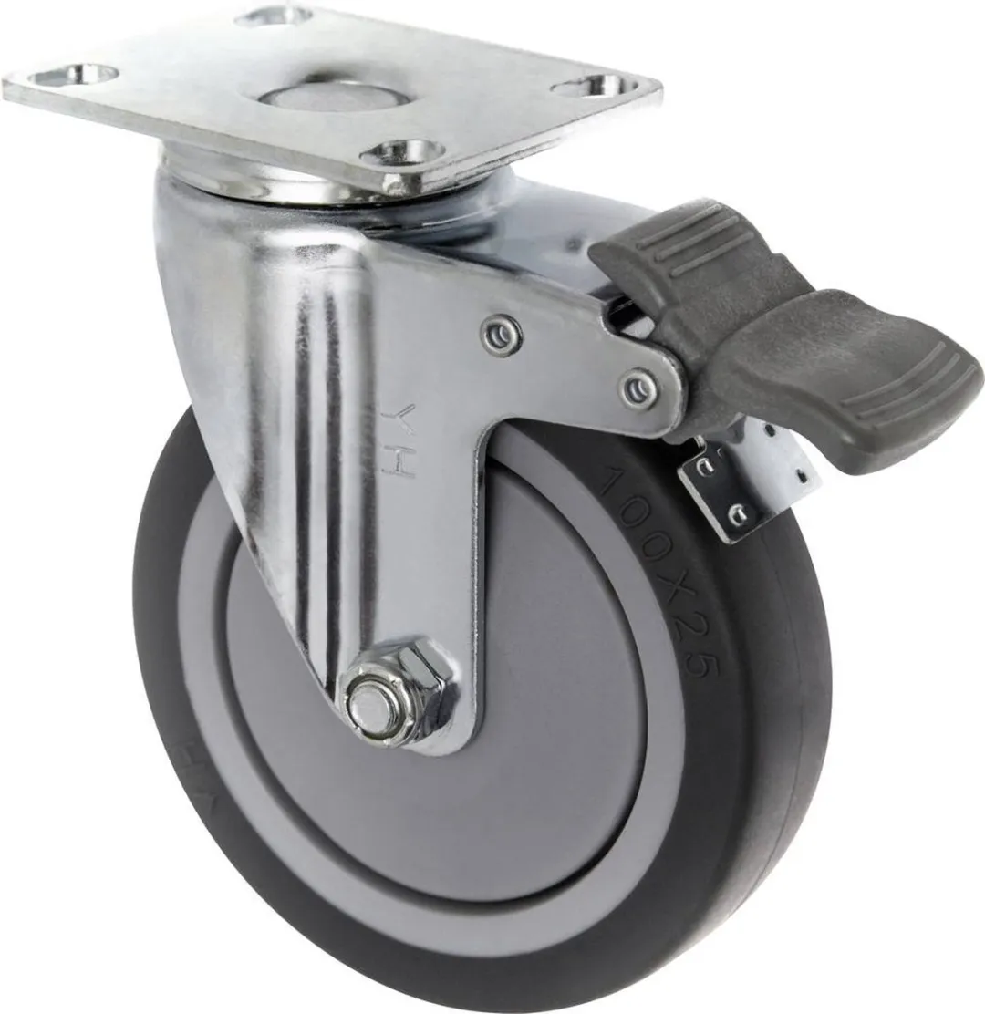 TOOLCRAFT TO-5137920 Zwenkwiel 100mm - 65kg