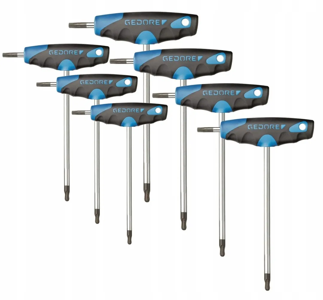Gedore DT 2143 KTX-007 Torx Inbussleutelset 7-delig