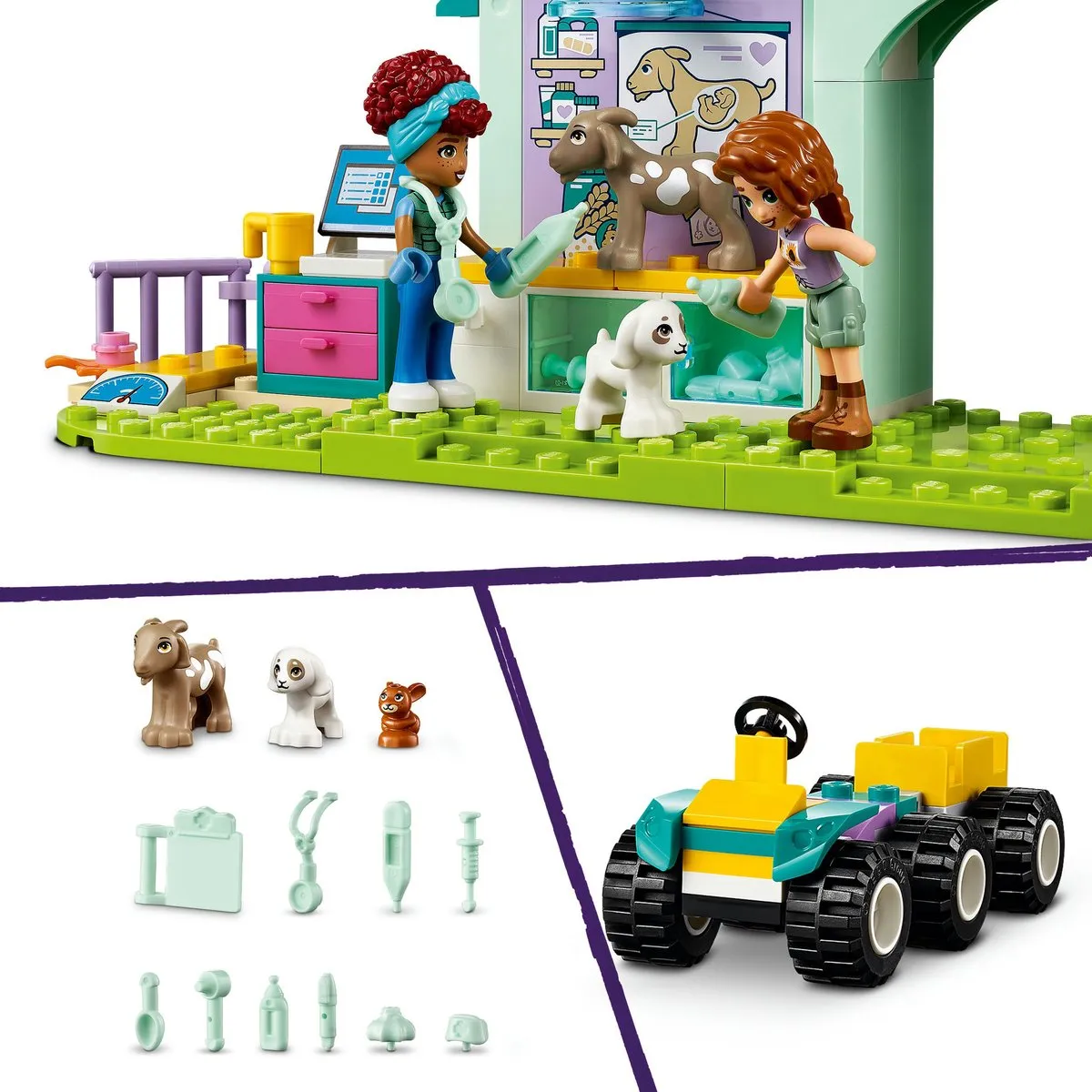LEGO Friends Boerderijdierenkliniek 42632 - 2 Minifiguren