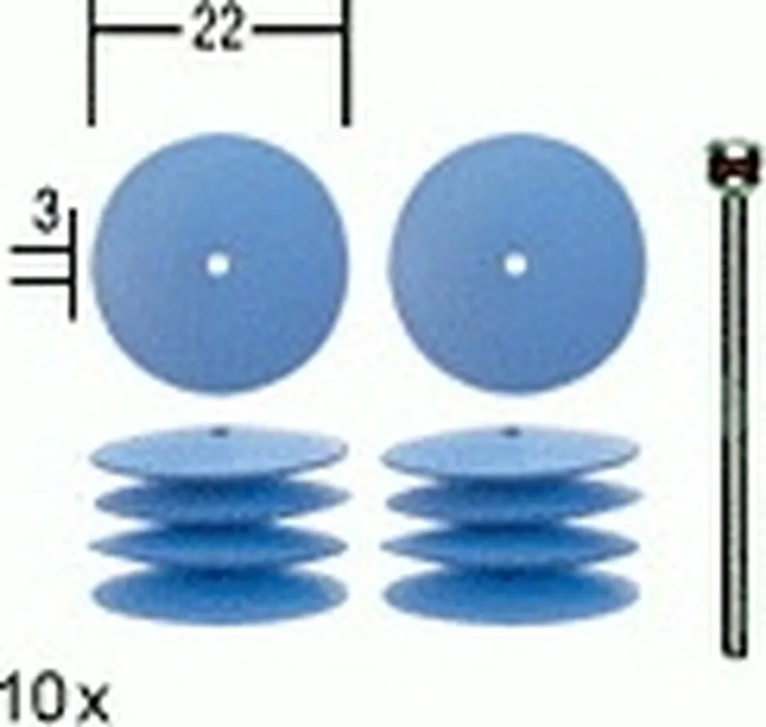 Proxxon Pr28293 Siliconen Polijstschijven 22mm - Kunststof - afbeelding 4 van 4