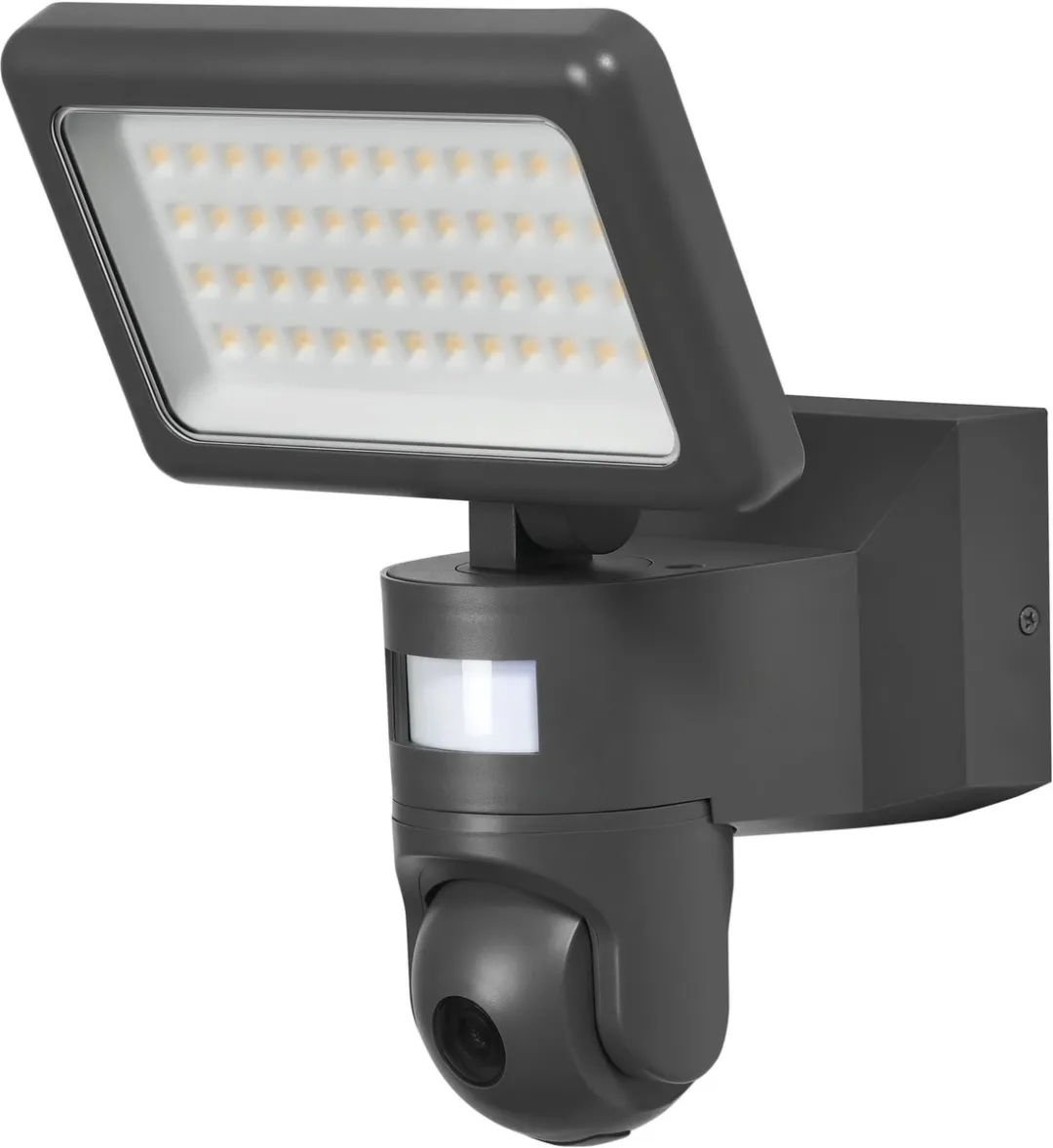 OSRAM SMART+ WiFi-spot met HD-camera, warm wit licht (3000 K), schijnwerper met bewegings- en daglichtsensor, 2000 lumen, dimbaar, IP44