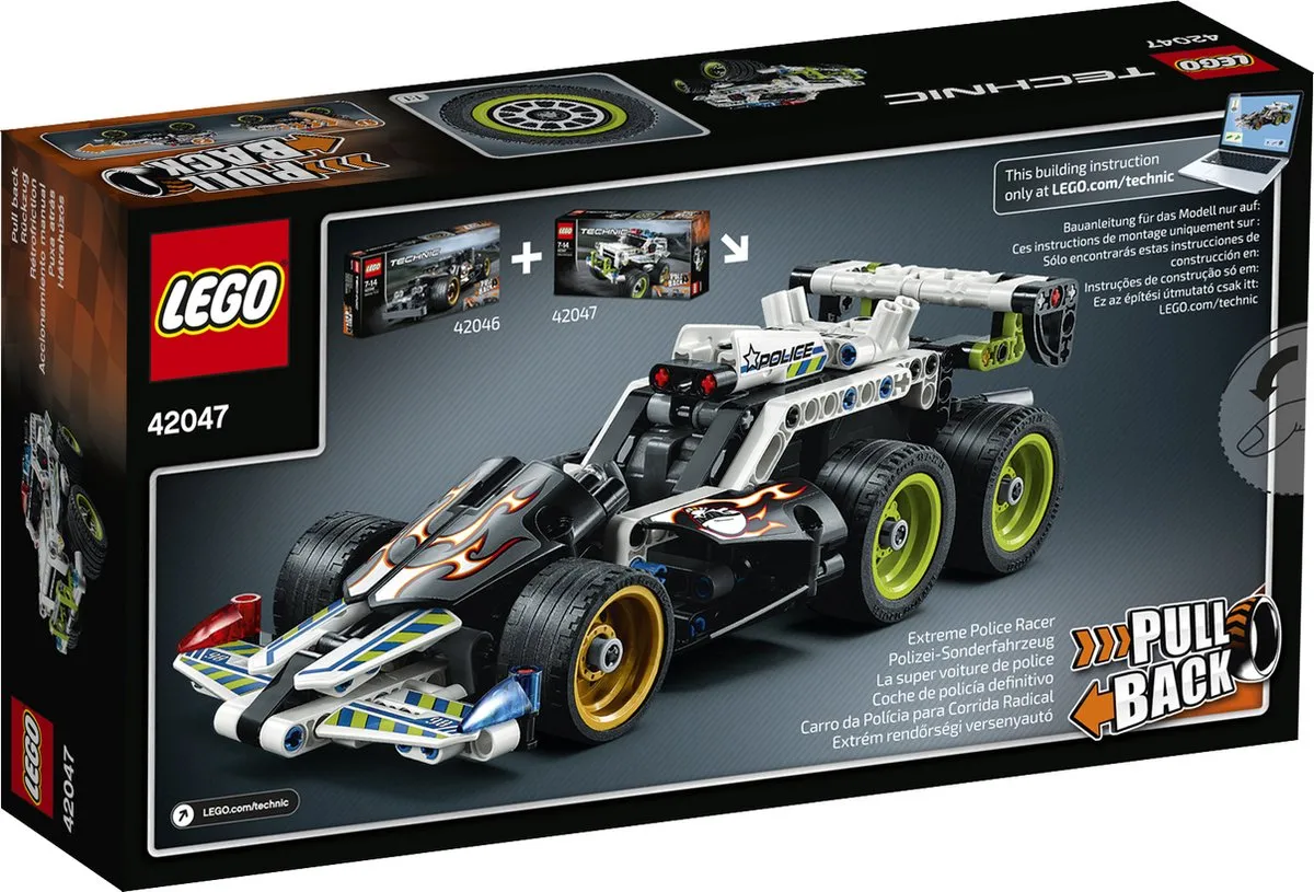 LEGO Technic Politie Onderscheppingsvoertuig 42047 - Meerkleurig - afbeelding 5 van 6