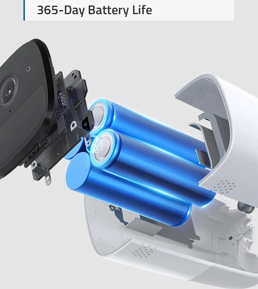 Eufy Cam 2 Pro T88523D2 Beveiligingskit - 3 Camera's Wit