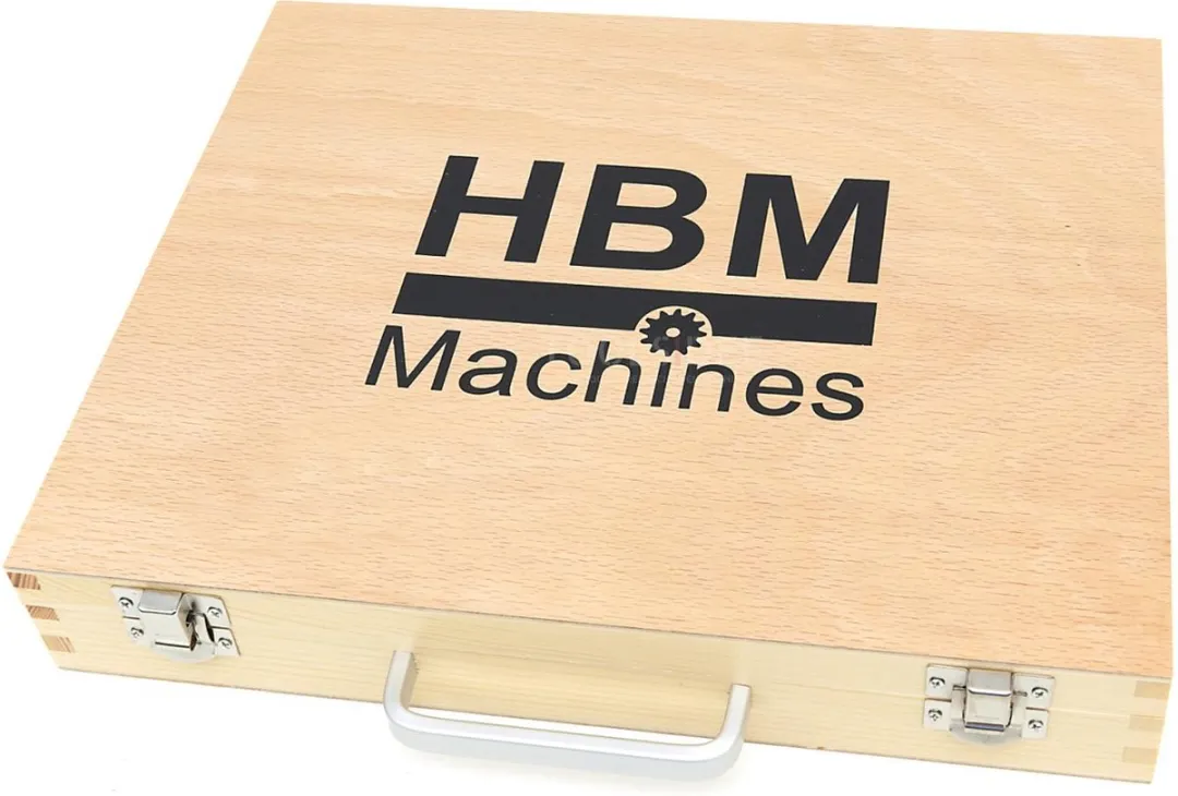 HBM 7-delig Gutsenset 215mm - Incl. houten hamer