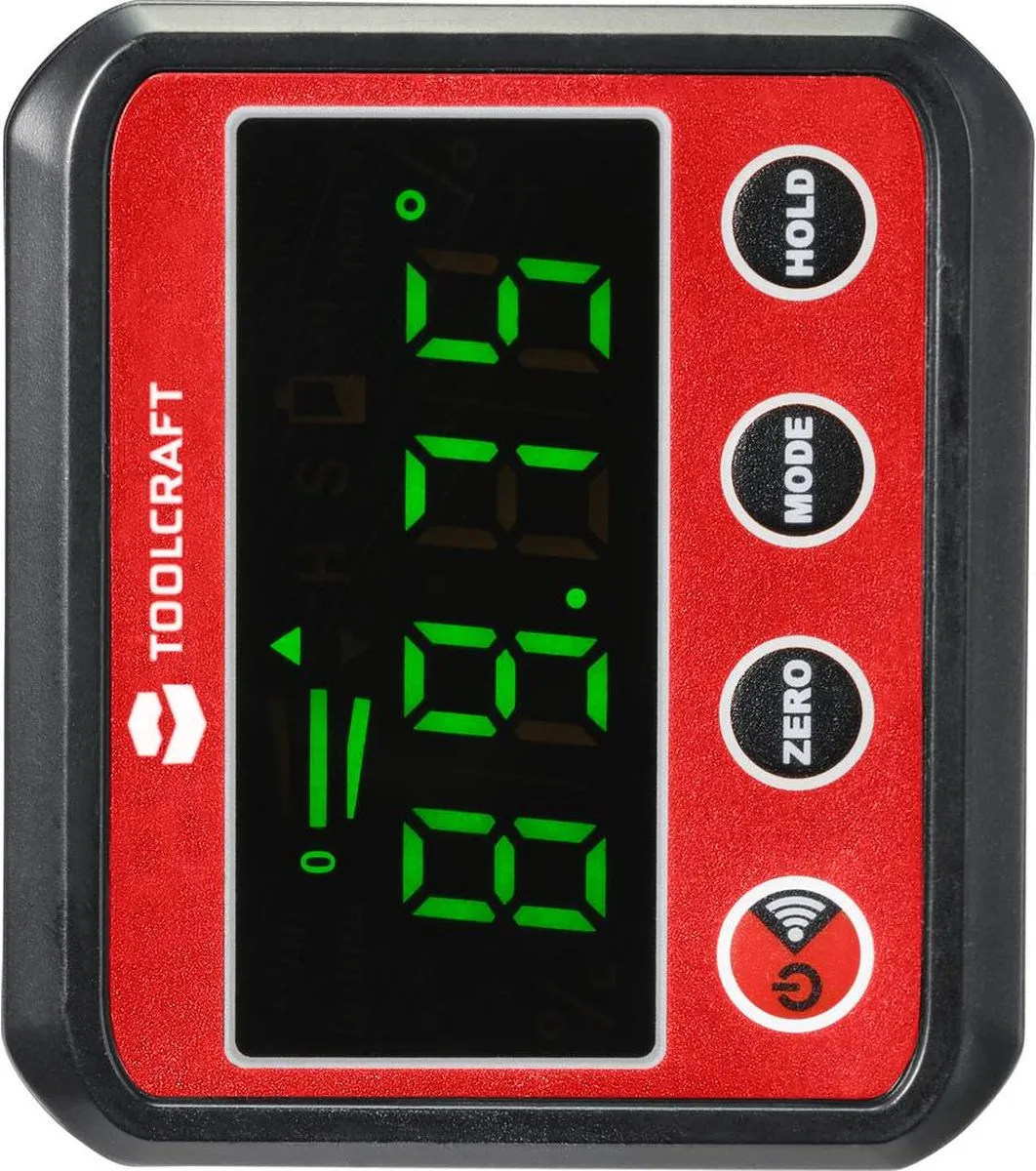 TOOLCRAFT TO-7308984 Digitale Hoekmeter 360°