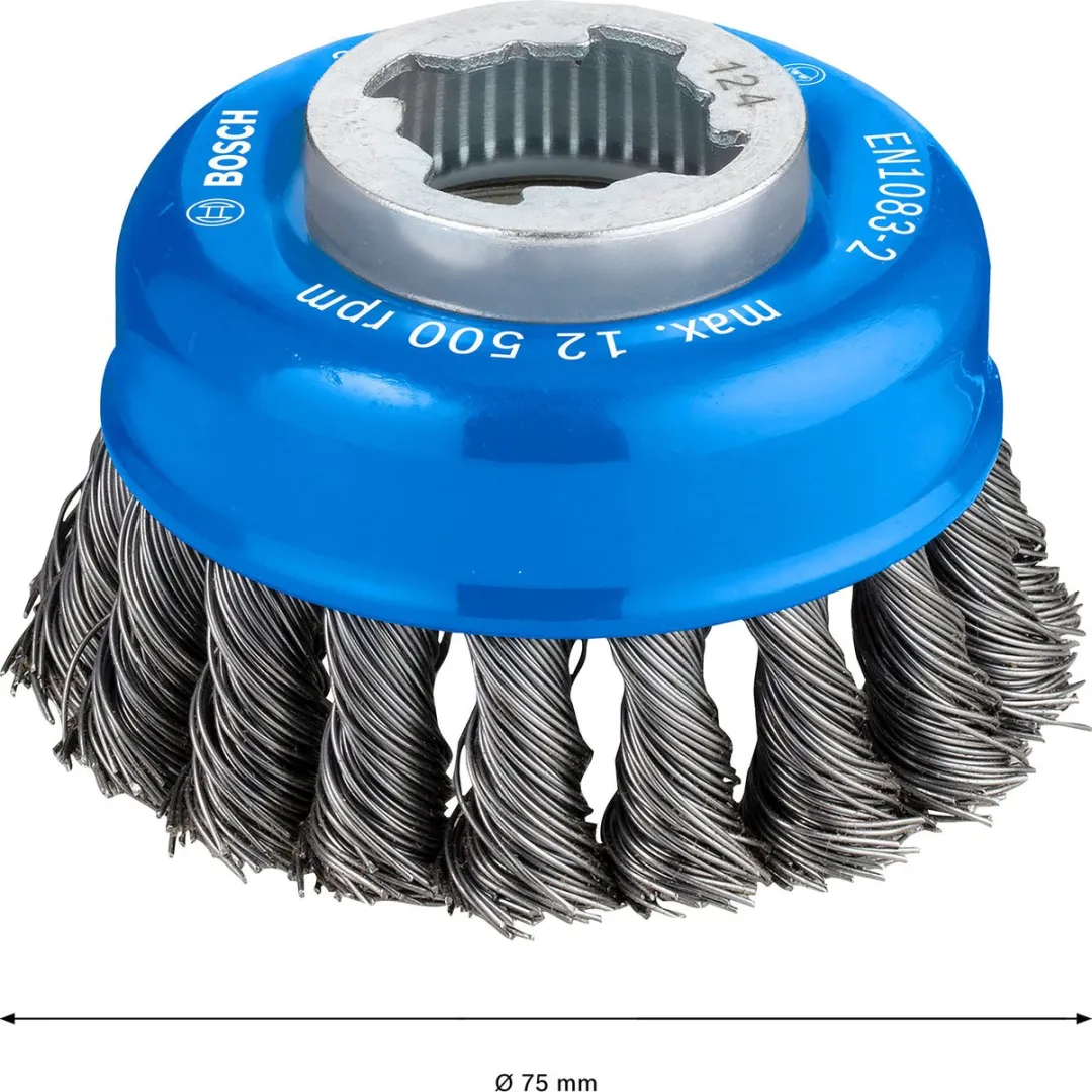 Bosch Professional X-Lock Bekerborstel 75x0,50mm