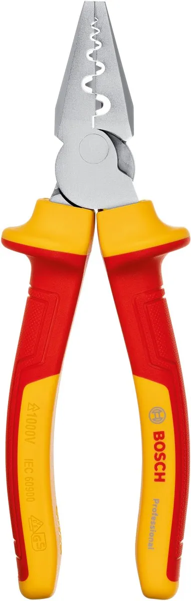 Bosch Professional VDE Krimptang 180mm - Rood/Geel