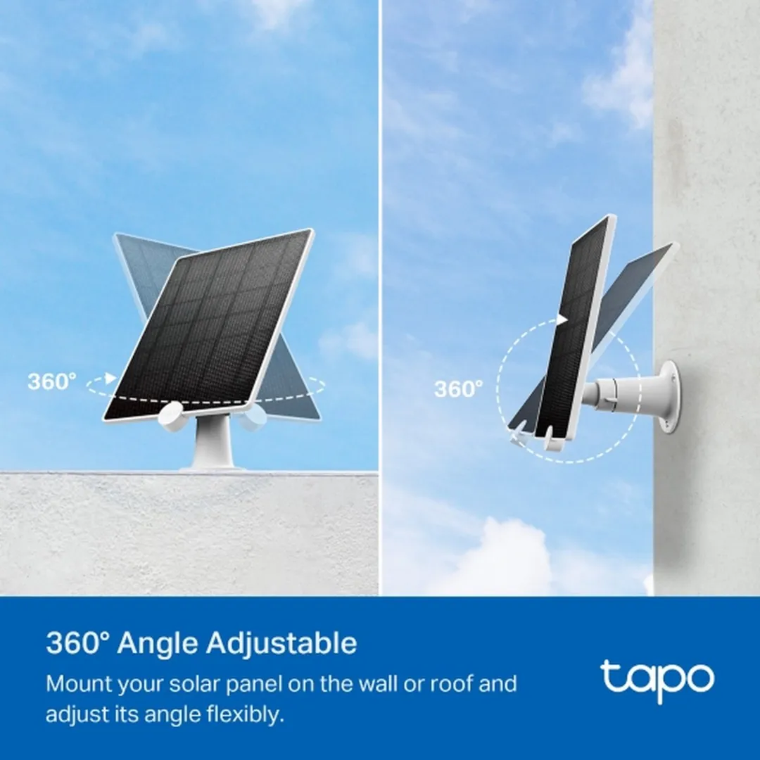 TP-Link Tapo A200 Zonnepaneel - 4.5W IP65 Wit