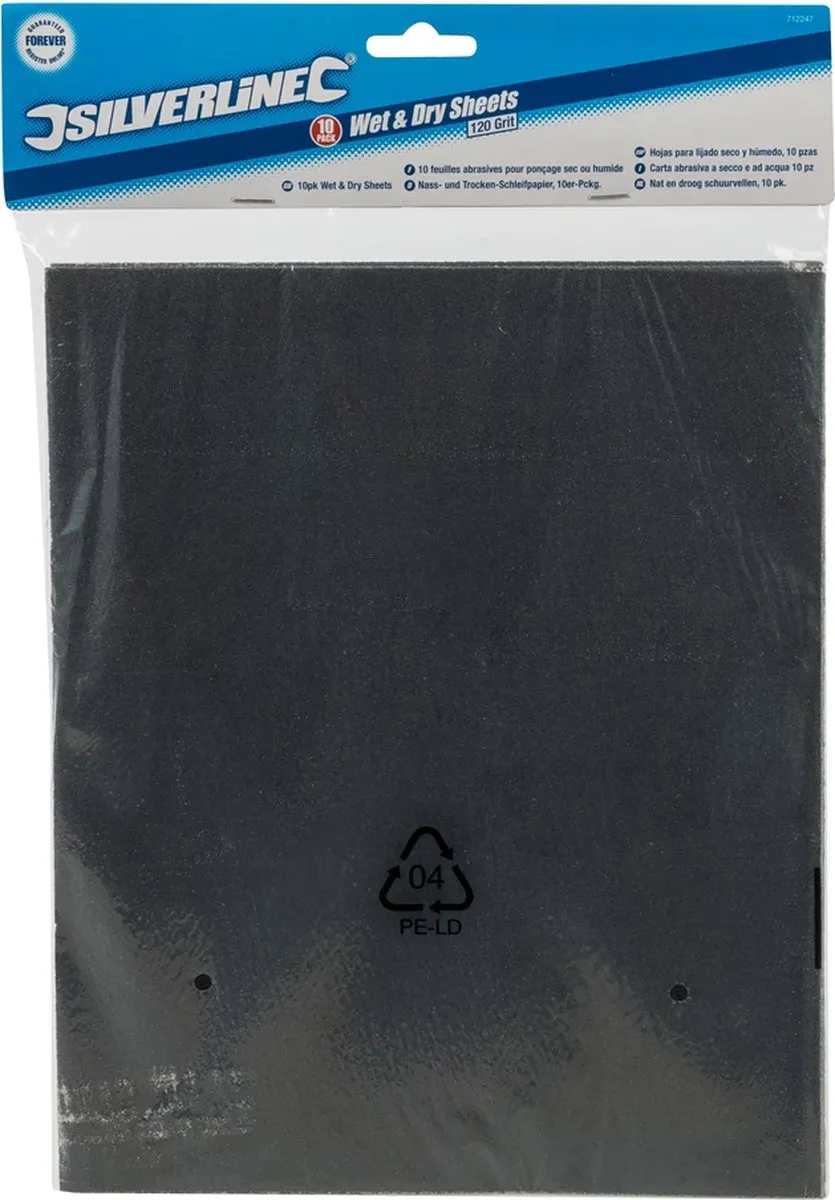 Silverline Schuurpapier Waterproof 120