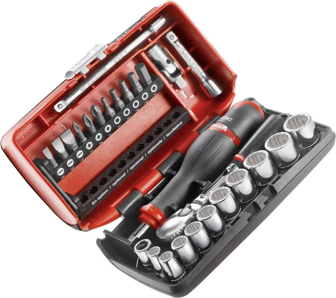 FACOM RL.NANO112 Dopsleutelset 1/4" 25-delig