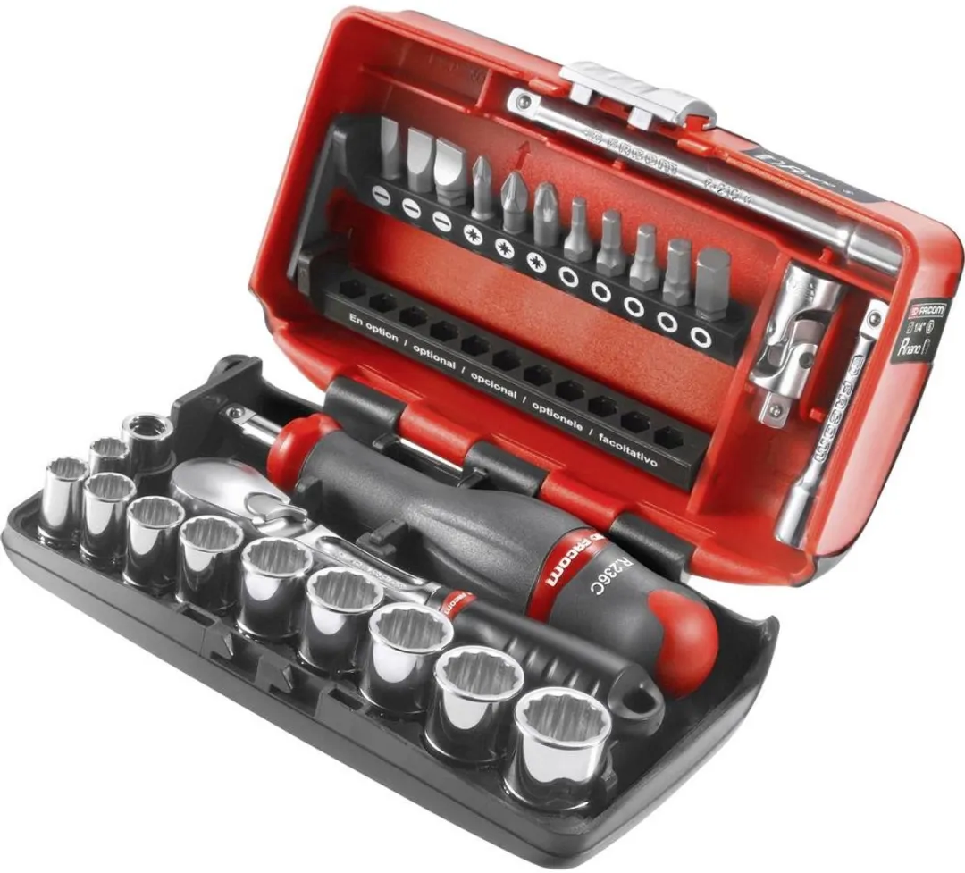 FACOM RL.NANO112 Dopsleutelset 1/4" 25-delig