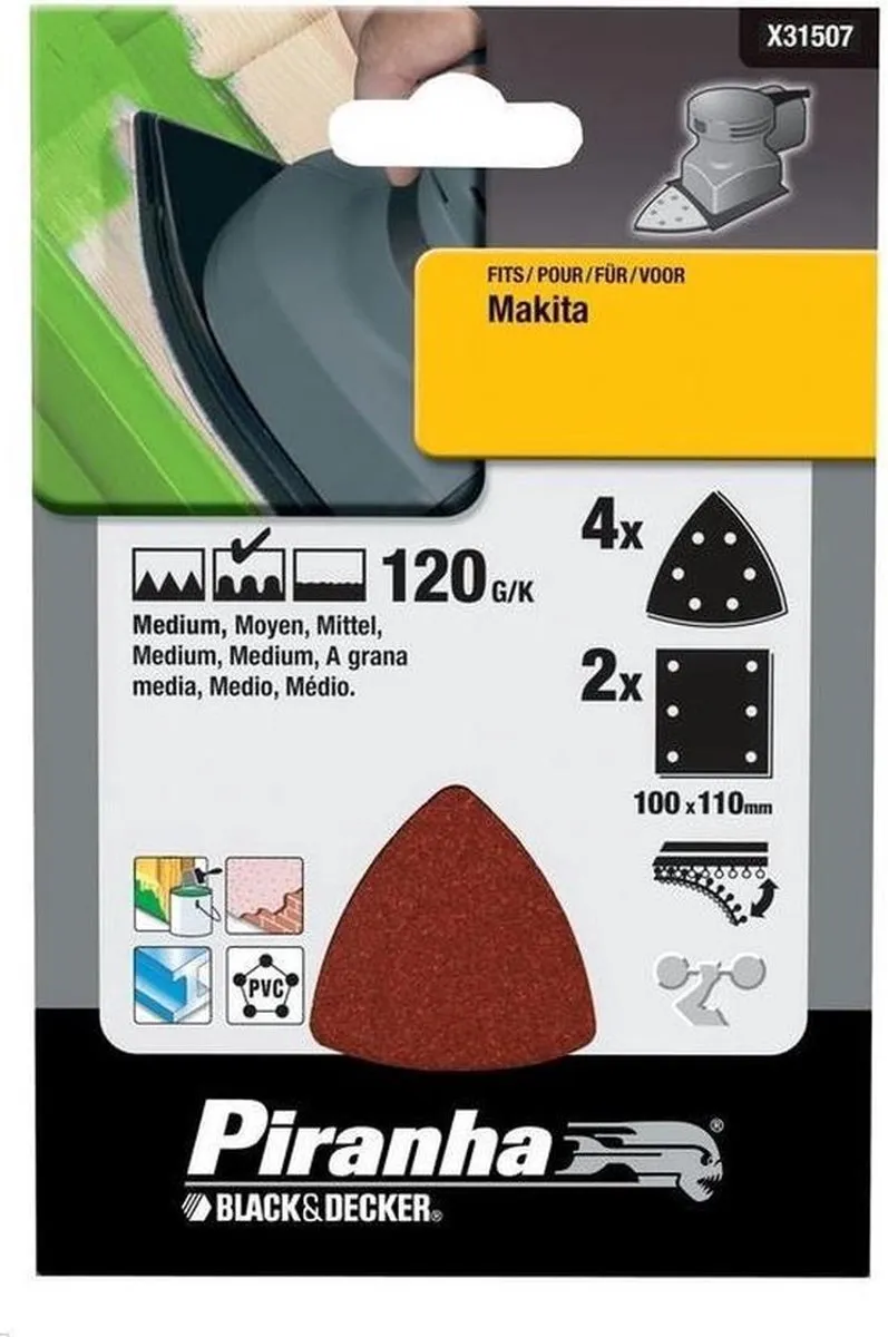 BLACK+DECKER Piranha X31507 Schuurschijf 120GR