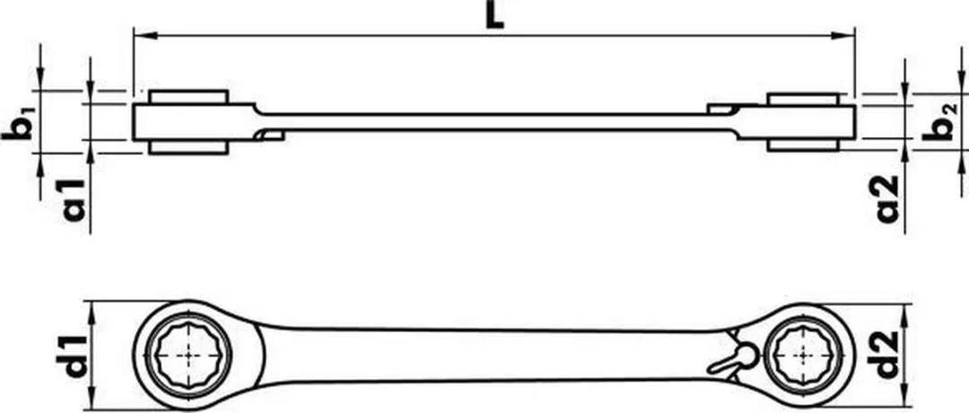 Würth Ringsleutel Ratel Set 3-delig - 8-19mm