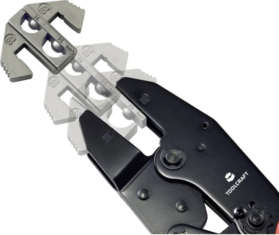 TOOLCRAFT PLE-0B1 Krimpschoenen 16-25mm² - Ongeïsoleerd