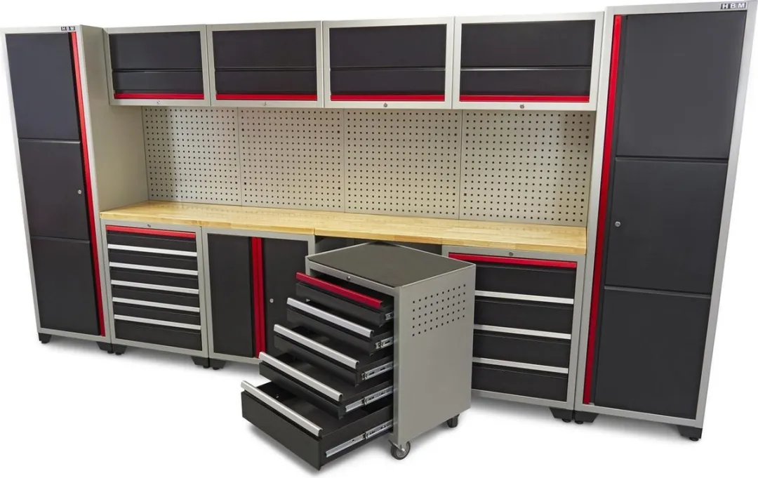 HBM Machines 16-delig Modulair Werkplaats Systeem - 15 Lades