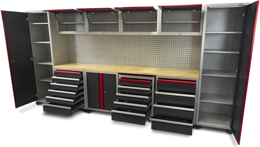 HBM Machines 16-delig Modulair Werkplaats Systeem - 15 Lades