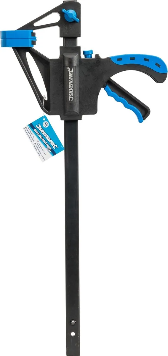 Silverline Heavy Duty Snelspanklem 600mm - Nylonvezel kaken - 1,25kg
