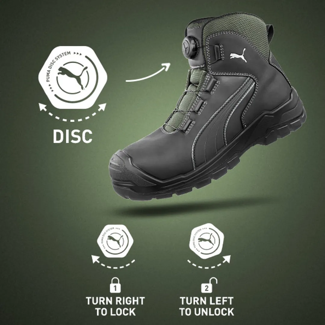 PUMA Cascades DISC Mid 630211 - Zwart/Grijs