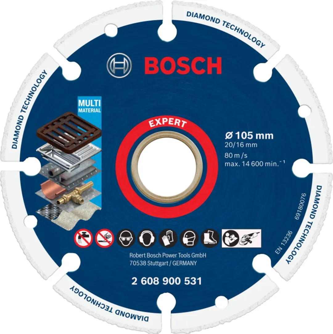 Bosch Professional Diamantmetaalschijf 105x20/16mm 2608900531