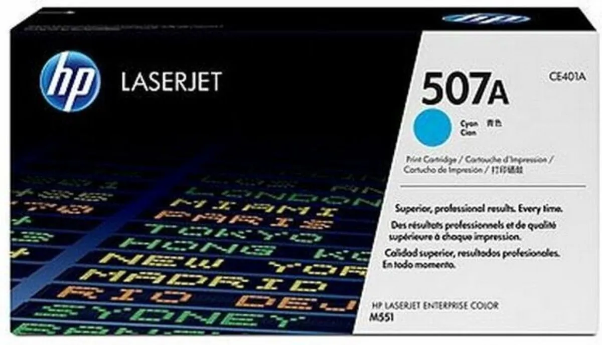 HP 507A Tonercartridge Cyaan CE401A