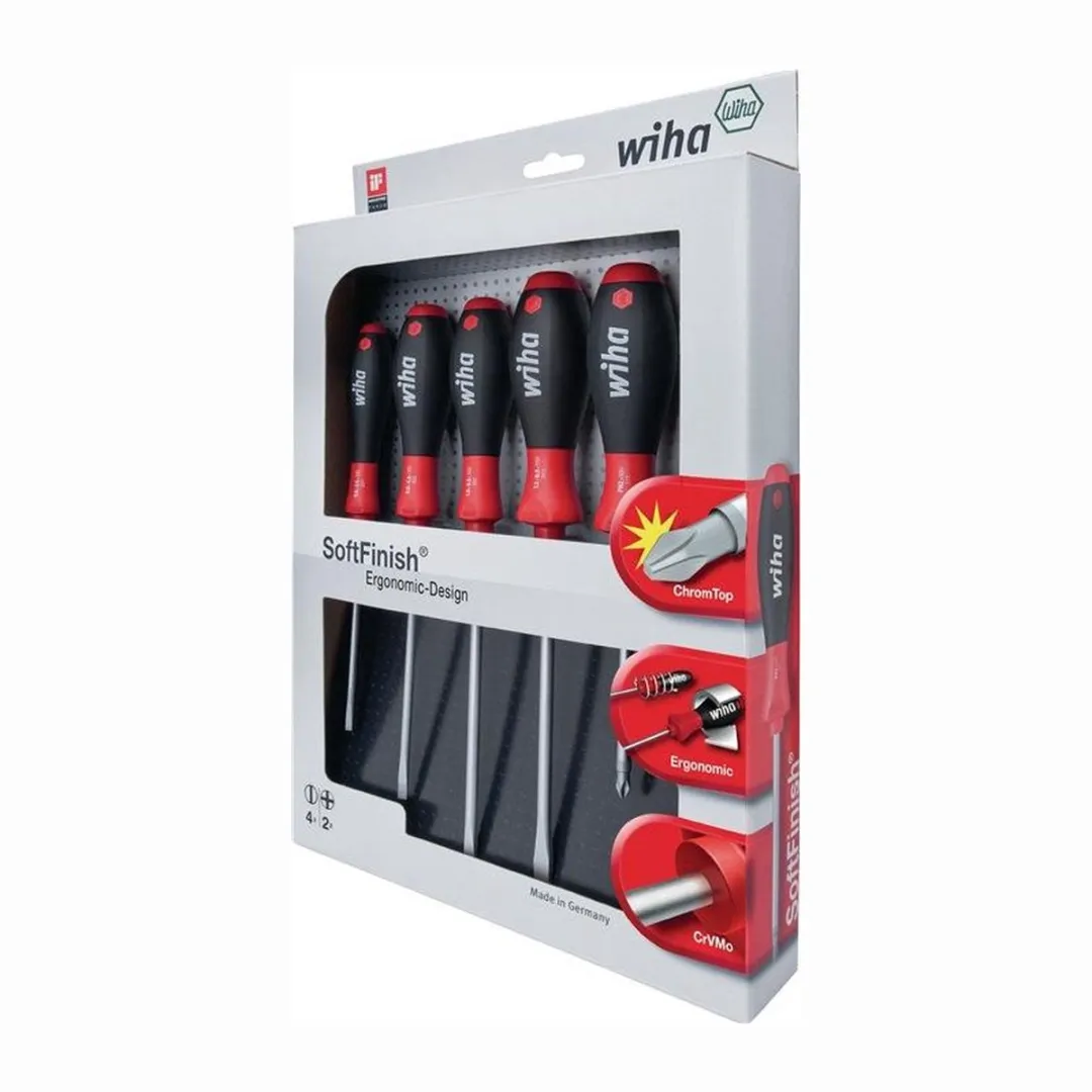 Wiha SoftFinish Schroevendraaierset PH 6-delig 302HK6SO