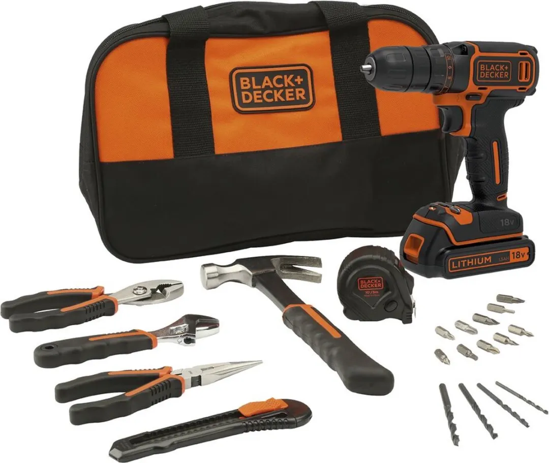 BLACK+DECKER BDCDC18HTSA Accuboormachine 18V
