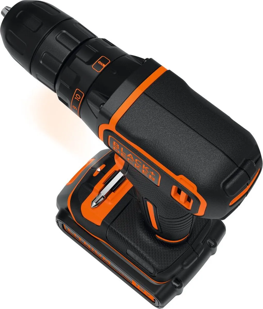 BLACK+DECKER BDCDC18HTSA Accuboormachine 18V - 20-delig gereedschapsset
