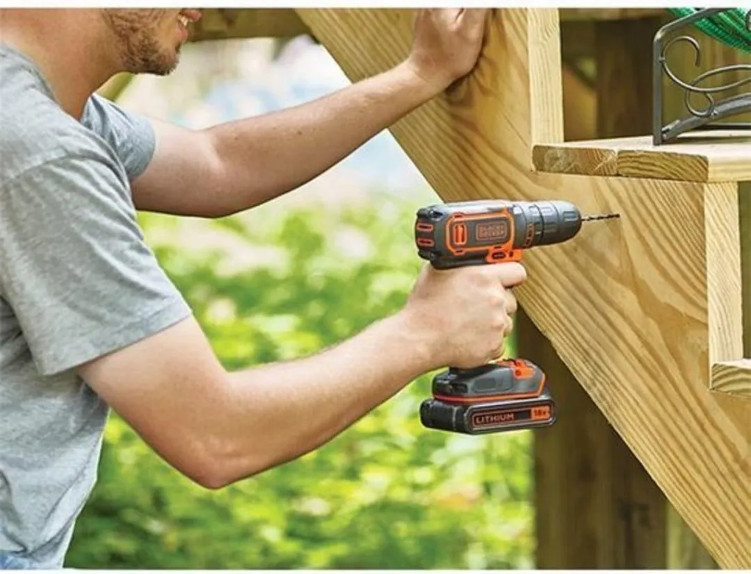 BLACK+DECKER BDCDC18HTSA Accuboormachine 18V - 20-delig gereedschapsset