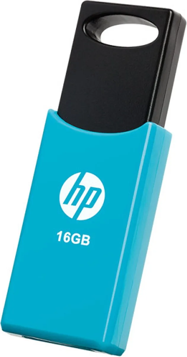 HP v212w USB-flashdrive 16GB - Zwart/Blauw