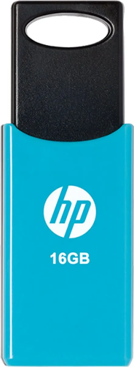 HP v212w USB-flashdrive 16GB - Zwart/Blauw - afbeelding 6 van 6