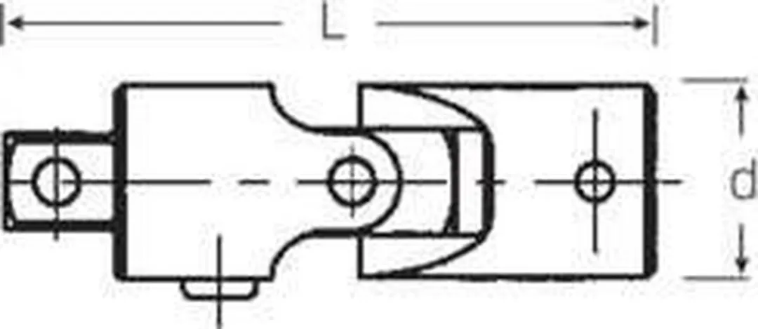 Stahlwille 407 QR Cardangewricht 1/4" 45mm