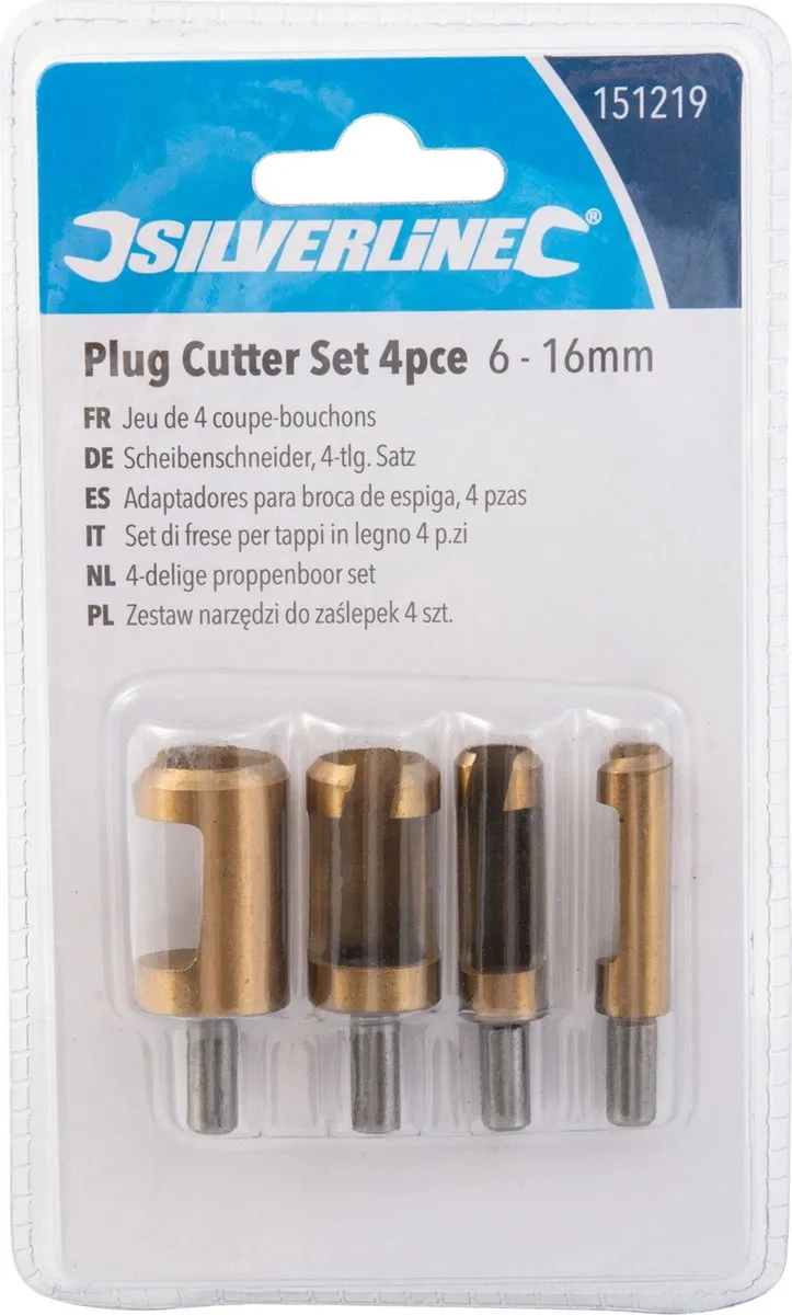 Silverline Proppenboor Set 6-16mm - 4-delig