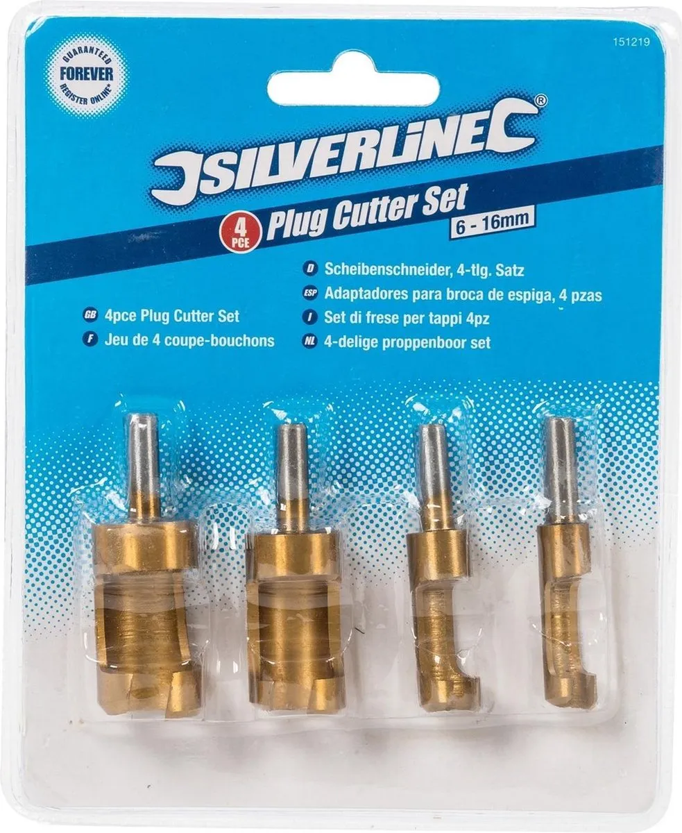 Silverline Proppenboor Set 6-16mm - 4-delig